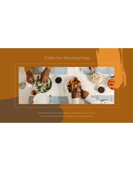 Thanksgiving Day with Family Presentation PowerPoint