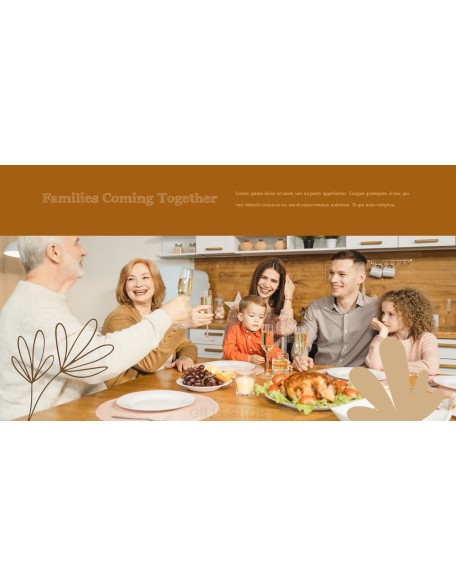 Thanksgiving Day with Family Presentation PowerPoint