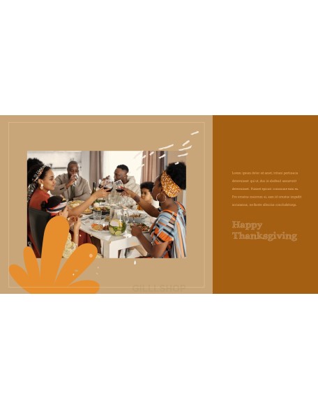 Thanksgiving Day with Family Presentation PowerPoint