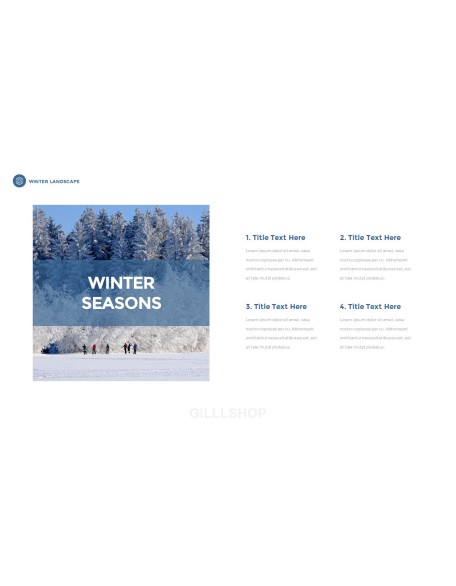 Winter Landscape slide powerpoint