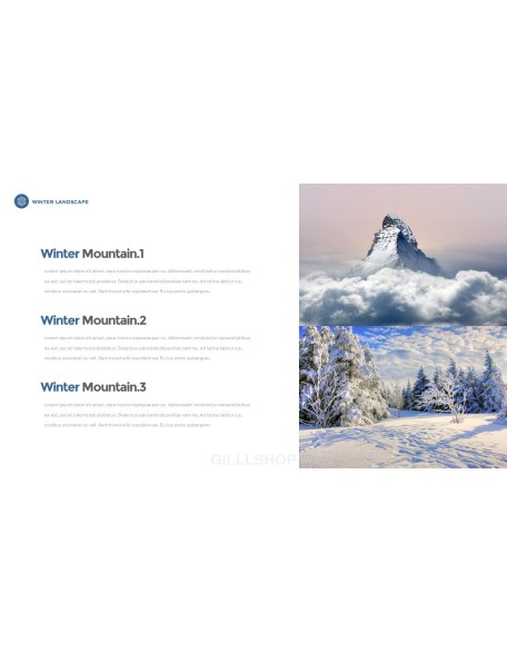 Winter Landscape slide powerpoint