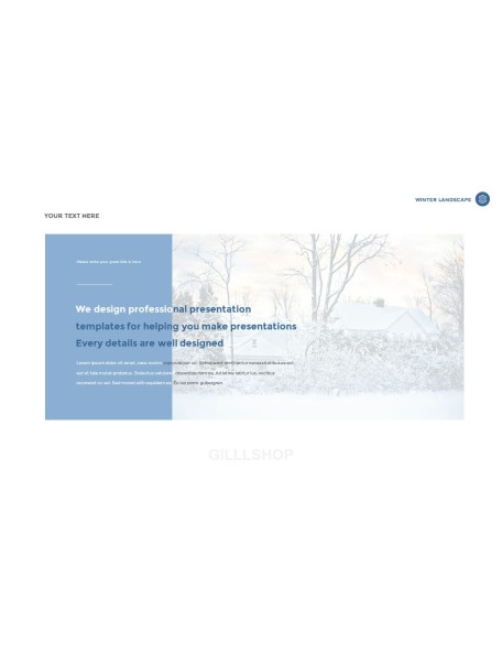 Winter Landscape slide powerpoint