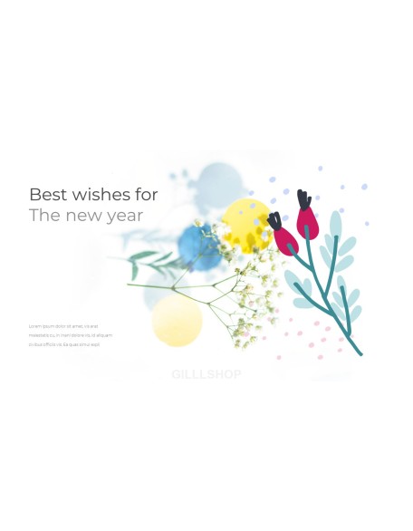 Season's Greetings PowerPoint Templates Multipurpose Design