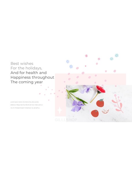 Season's Greetings PowerPoint Templates Multipurpose Design