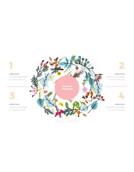 Season's Greetings PowerPoint Templates Multipurpose Design