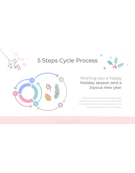 Season's Greetings PowerPoint Templates Multipurpose Design