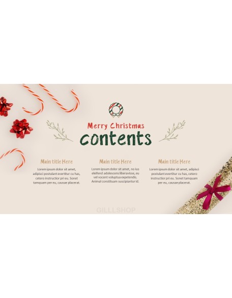 Merry Christmas powerpoint themes