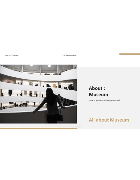 Museum PowerPoint Backgrounds