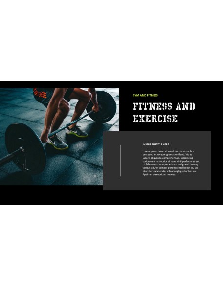 Gym and Fitness Product Deck