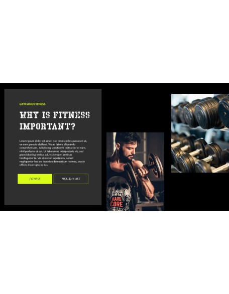 Gym and Fitness Product Deck