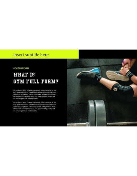 Gym and Fitness Product Deck