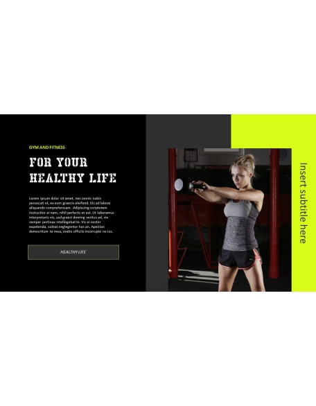 Gym and Fitness Product Deck