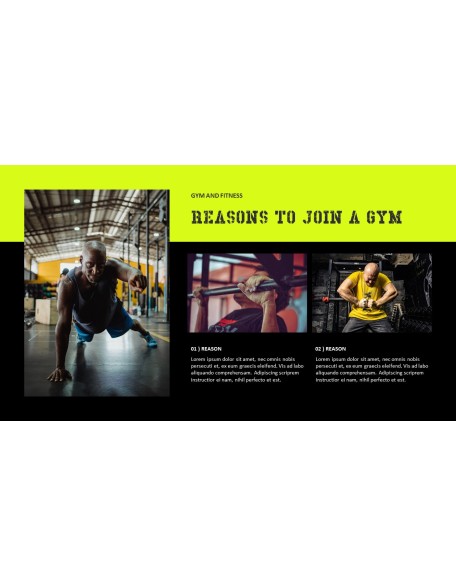 Gym and Fitness Product Deck