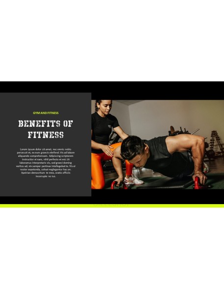 Gym and Fitness Product Deck