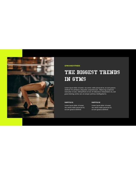 Gym and Fitness Product Deck