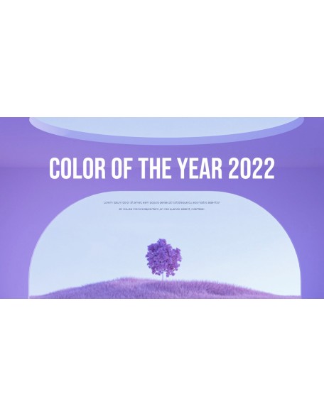 Color of the Year 2022 PowerPoint Templates for Presentation