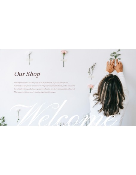 Florist Shop Theme PPT Templates