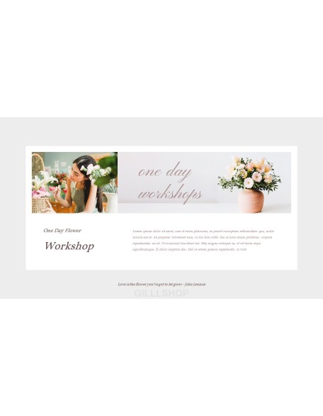 Florist Shop Theme PPT Templates