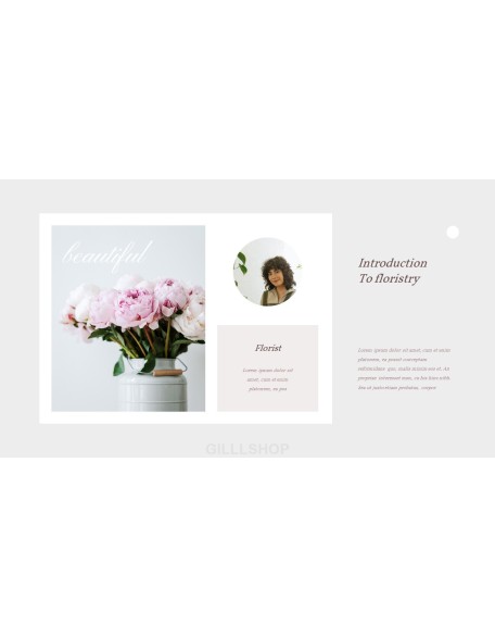 Florist Shop Theme PPT Templates