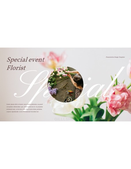 Florist Shop Theme PPT Templates