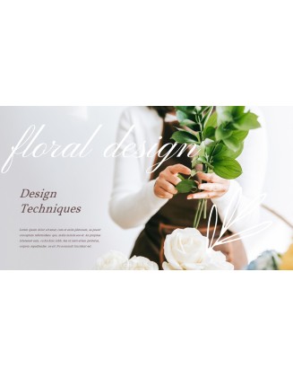 Florist Shop Theme PPT Templates