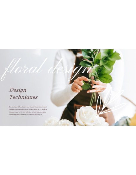 Florist Shop Theme PPT Templates