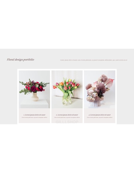 Florist Shop Theme PPT Templates