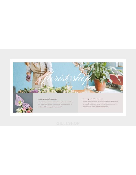 Florist Shop Theme PPT Templates