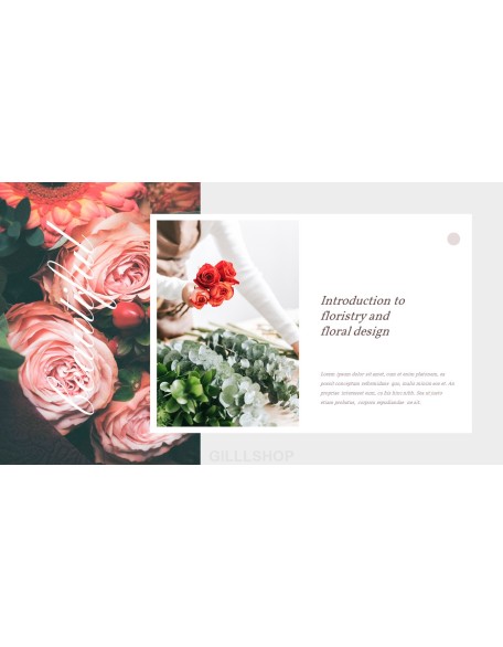 Florist Shop Theme PPT Templates