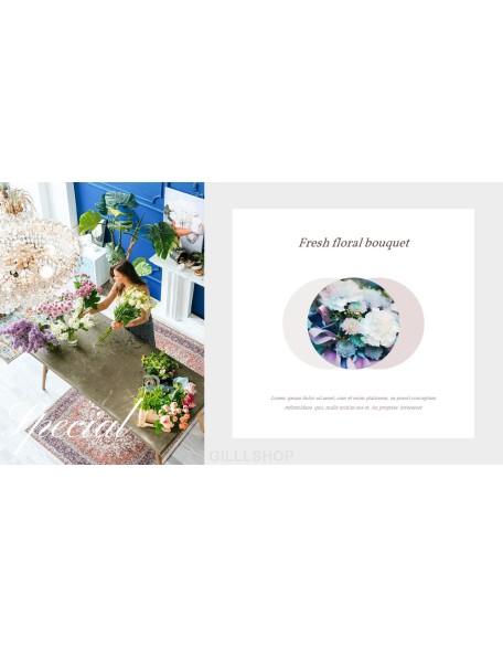 Florist Shop Theme PPT Templates