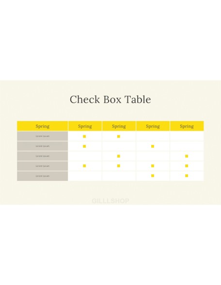 Spring Presentation Format