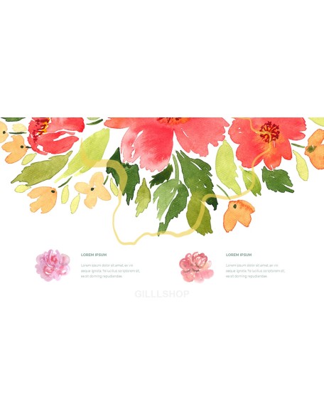 Watercolor Nature PPT Backgrounds