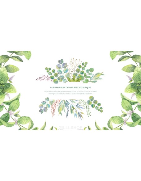 Watercolor Nature PPT Backgrounds