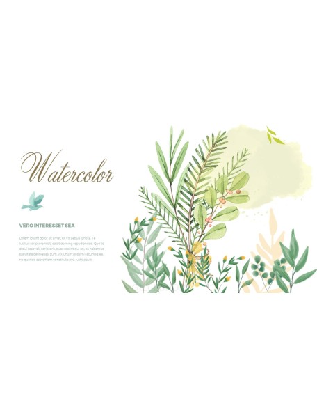 Watercolor Nature PPT Backgrounds