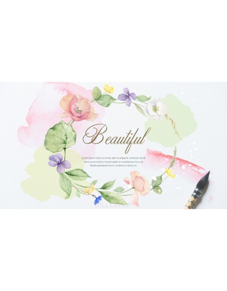 Watercolor Nature PPT Backgrounds