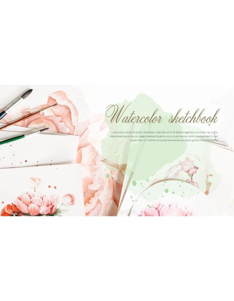 Watercolor Nature PPT Backgrounds