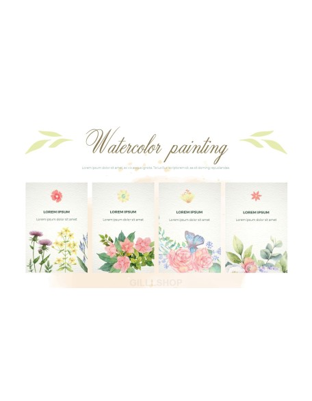 Watercolor Nature PPT Backgrounds