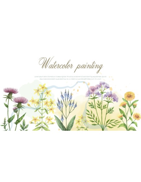 Watercolor Nature PPT Backgrounds