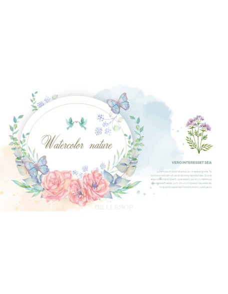 Watercolor Nature PPT Backgrounds