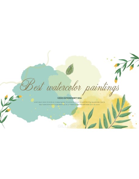 Watercolor Nature PPT Backgrounds