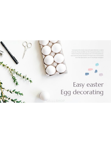 Easter Celebration PowerPoint Templates for Presentation