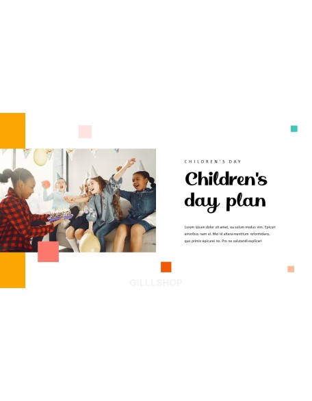 Happy Children's Day Marketing Presentation PPT