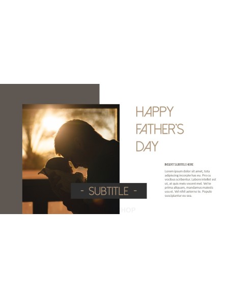 Happy Father’s Day Easy PowerPoint Design