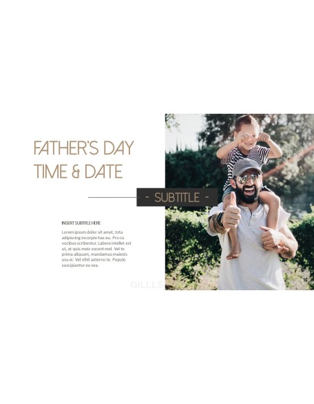 Happy Father’s Day Easy PowerPoint Design