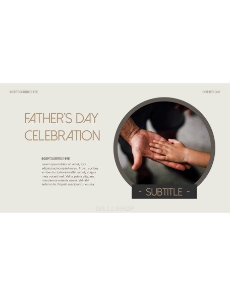 Happy Father’s Day Easy PowerPoint Design