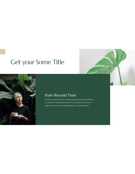 Green PPT Business