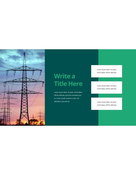 Green Energy Theme PT Templates