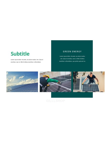 Green Energy Theme PT Templates