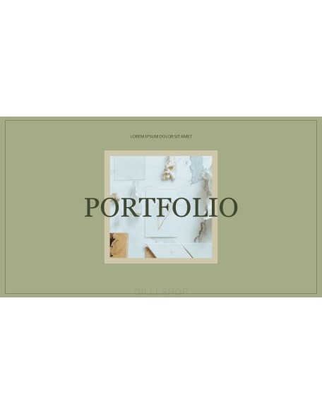 Design Portfolio PowerPoint deck Design