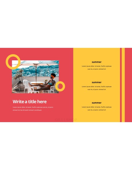 Summer Easy PowerPoint Design